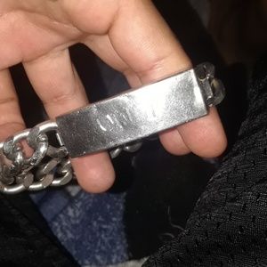 A silver bracket real metal